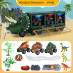 🦖🚛 Interaktívny nákladiak na prepravu dinosaurov: so svetlami, zvukmi a pohyblivými figúrkami – vydajte sa na zábavné praveké dobrodružstvo! ✨🎮