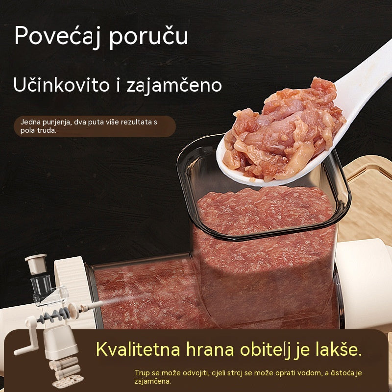 🔥Novi multifunkcionalni aparat za klistir za kobasice za kućnu upotrebu, dolazi s rukavicama, pamučnim koncem i omotom za kobasice.