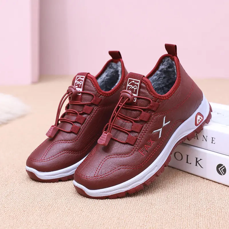 👢✨Pár topánok v cene 28 eur 【veľkosti 35-41】sú nové dámske jesenné a zimné vychádzkové topánky vyrobené z pravej kože, ručne vyrobené a podšité bavlneným flísom.