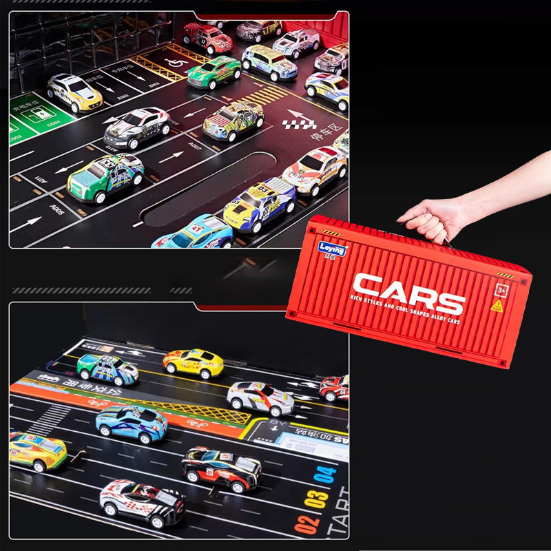 🔥🚗50% popusta🎁 48 mini automobila na povlačenje s ugrađenom garažom