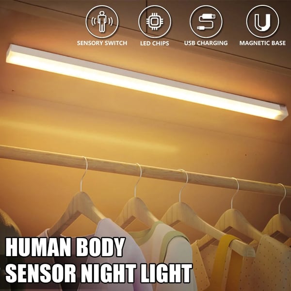 🔥【Kupite 1, dobijte 1 gratis】Pametno magnetsko LED svjetlo sa senzorom ljudskog tijela