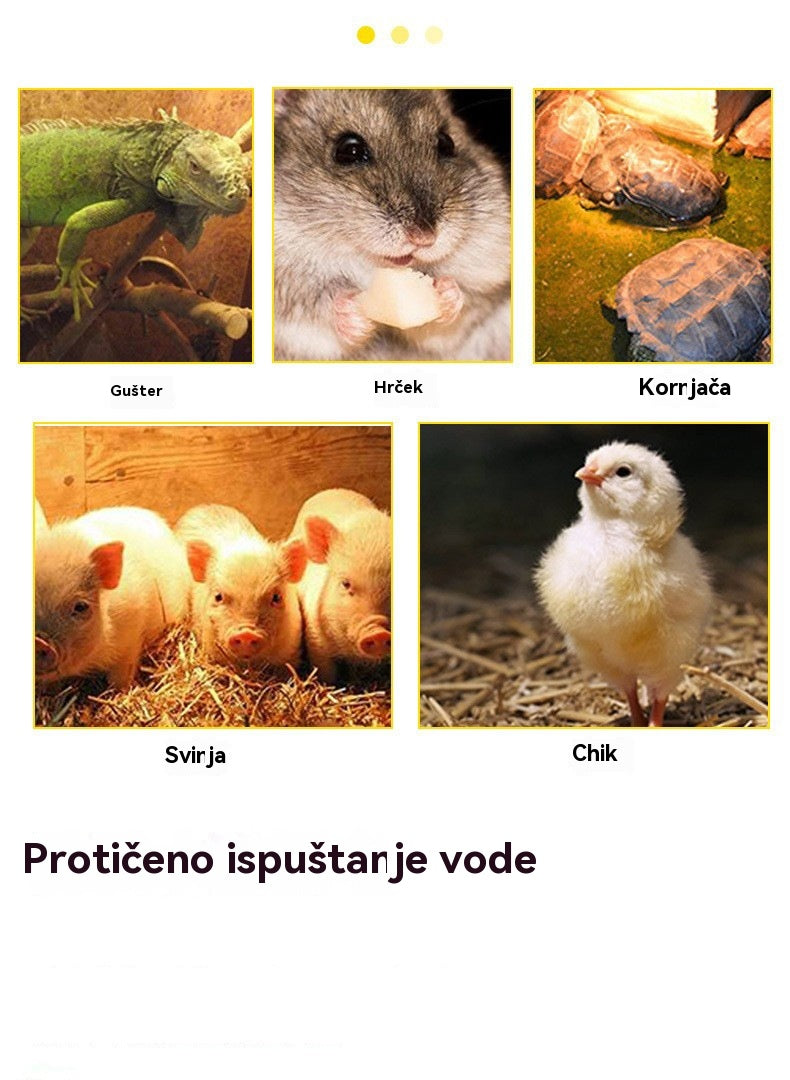 🐣🌡️ Inteligentna lampa za grijanje peradi s konstantnom temperaturom