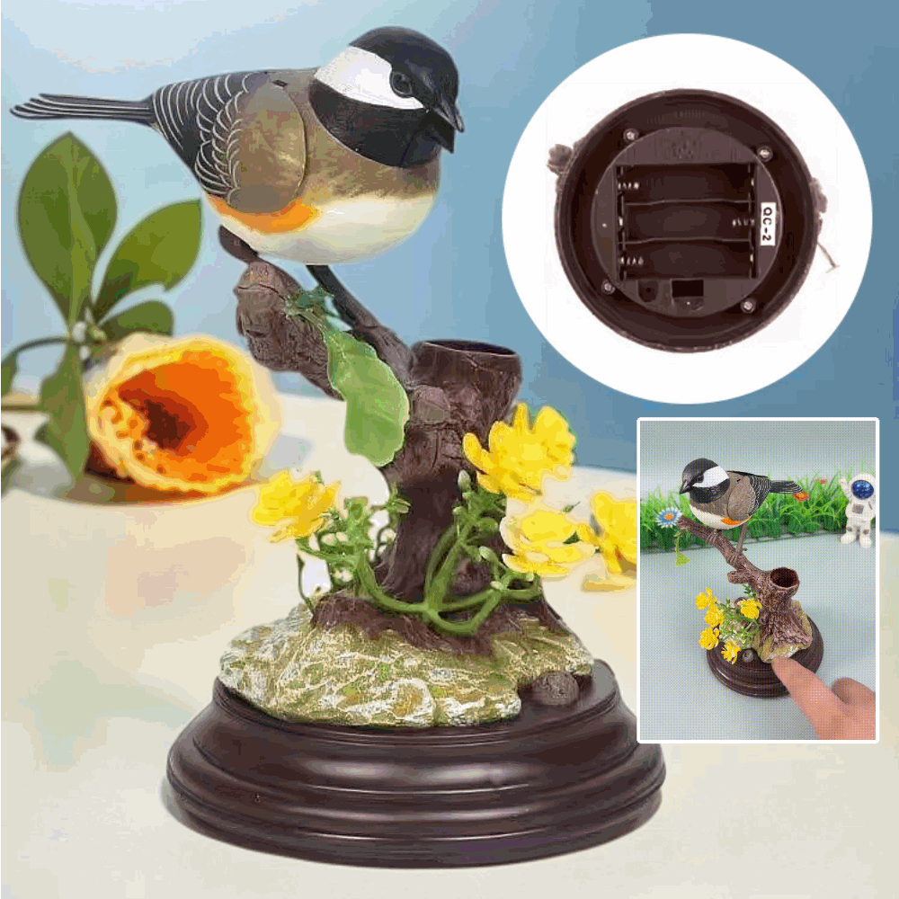 🦜🐦【Kupite 1, dobijte 1 gratis】Simulacija s glasovnim upravljanjem, kreativni slatki ukrasi za ptice s glasovnim upravljanjem, ukrasni ukrasi za sobni stol