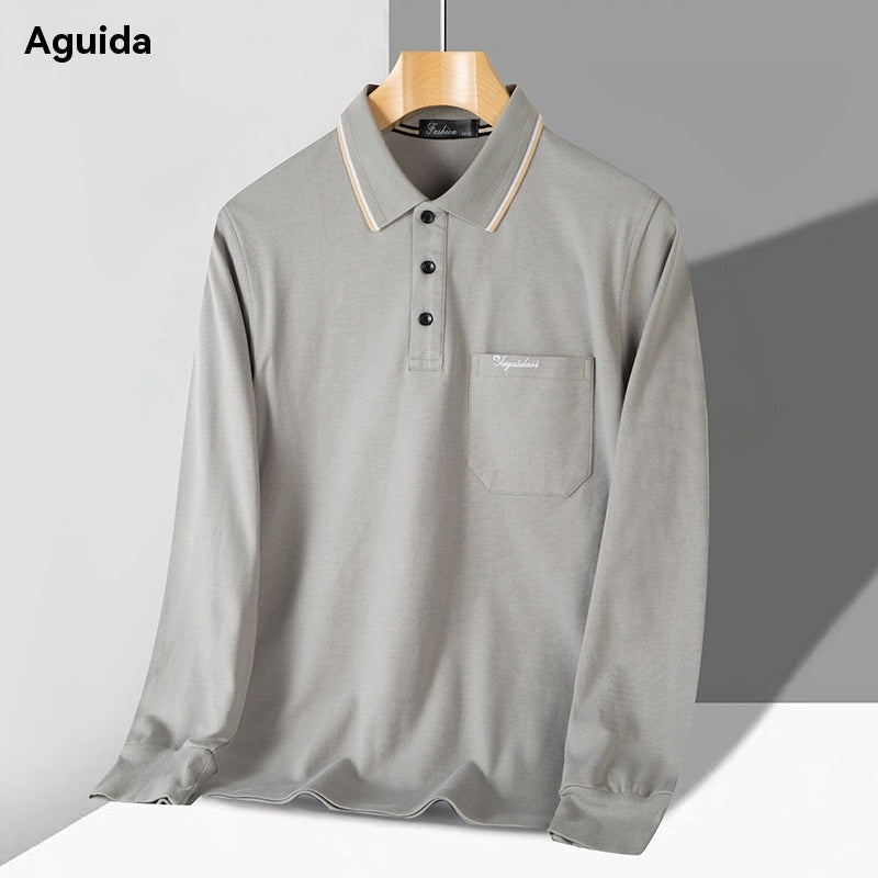 🔥🤵2026 Nova muška ležerna udobna polo majica dugih rukava