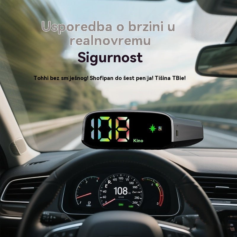🚗Solarni zaslon za brzinomjer automobila