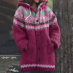 🧶🧥❄️【1 kus, S–5XL】Nová dámska pletená bunda s kapucňou – mäkká, hrejivá a vhodná na jeseň a zimu.