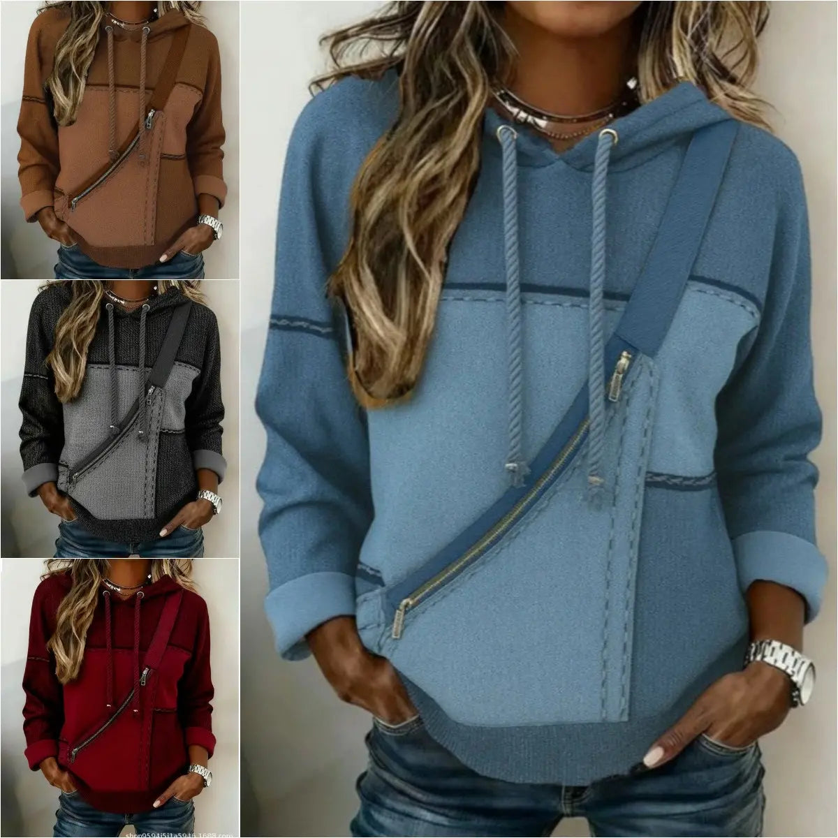 🔥🎀🎀【S-5XL】Dámska mikina s kapucňou a dlhým rukávom s potlačou