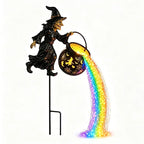 🧙‍♀️🎃 Záhradná lampa Čarodejnícky kotol s LED svetlom – Úžasná vonkajšia dekorácia 🔮✨