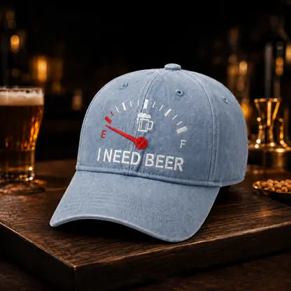 🔥 ZADNJI DAN S 50% POPUSTA - 🍺 Vezena kapa "TREBAM PIVO" - Unisex prigodna kapa 🧢