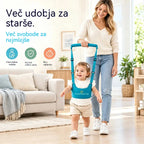 👶🍼 Nosilka za hojo in učenje | Nosilka za dojenčke 2 v 1, udobna, zračna in odporna proti padcem