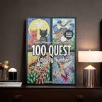 50% POPUSTA🎄🎨 Bojanka 100 QUEST po brojevima