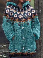 🧶🧥❄️【1 kus, S–5XL】Nová dámska pletená bunda s kapucňou – mäkká, hrejivá a vhodná na jeseň a zimu.