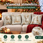【4 kusy】Vánoční výprodej 49% SLEVA🎄Povlak na polštář s vánoční tématikou