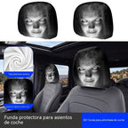 4-dielna súprava 22 € – Poťah na vankúšik do autosedačky s veselým výrazom