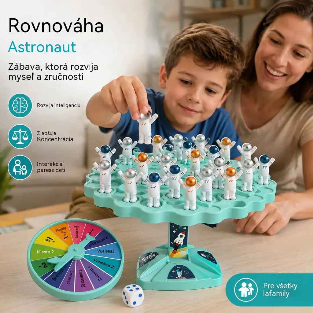 ✨🎁 Interaktívna vzdelávacia hračka Astronaut Balance pre rodičov a deti
