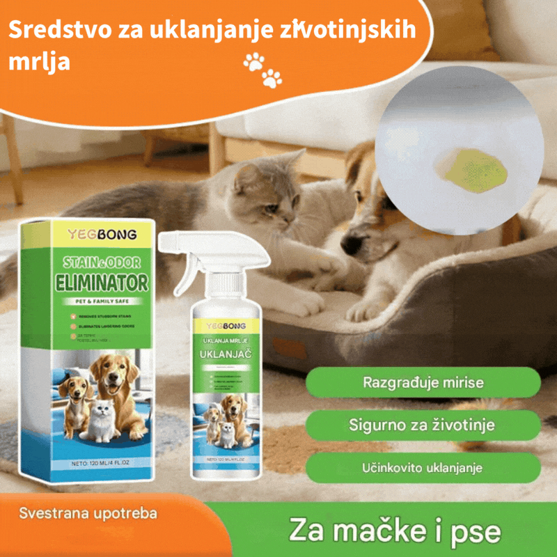 ✨【Kupite 1, dobijte 1 gratis】🐶🐱Sredstvo za uklanjanje mrlja za kućne ljubimce, mačke i pse