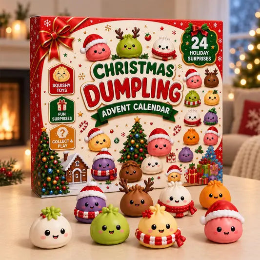 ❄️ 🥰 Dvadsaťštyri dní sa squishy – DIY dusená žemľa hračka slepá taška darček