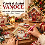 🎄🏠 Drevená 3D vianočná chalúpka – stavebnica | Dekorácia na zostavenie a ozdobenie pre celú rodinu