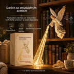 🎃🔥 3D dekoratívne anjelské LED svetlo | Fantasy svietiaca dekorácia police