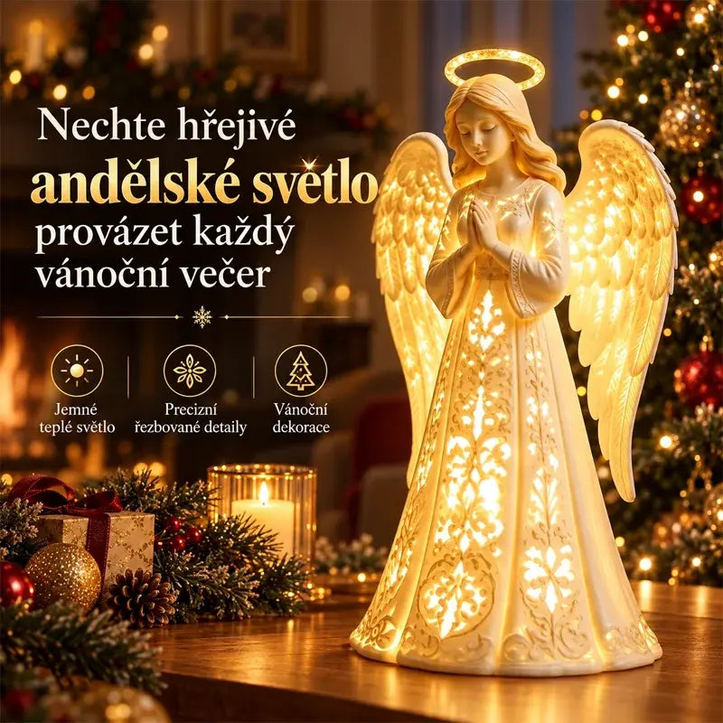 👼✨Ozdoba v tvare anjelskej lampy
