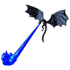 🐉🔥 3D LED svetlo s ohnivo chrliacim drakom | Fantasy žiariaca dekorácia na poličku