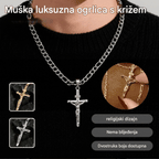 Ogrlica s križem i privjeskom za modne dodatke