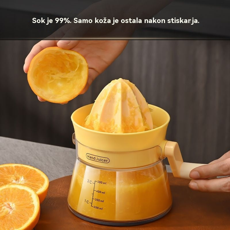 🔥Poboljšani prijenosni kućni sokovnik koji osigurava da se voće ne baca.