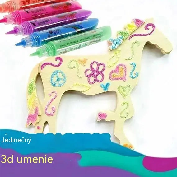🎁【Kúpte 1, získajte 1 zadarmo】3D tlačiarenské pero pre deti: Kreslenie bublín v štýle popcornu (DIY)