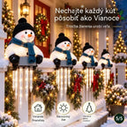 ☃️Svetelná dekorácia WinterGlow – snehuliak a cencúle