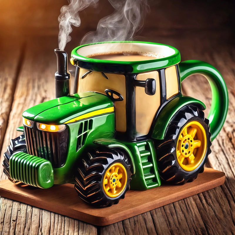 🔥【Kupite 1 i dobijete 1 besplatno】☕Retro šalica za kavu u obliku poljoprivrednog traktora