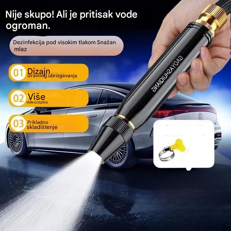 💧🚗🔥Kupite 2, dobijte 2 gratis🔥Nova mlaznica za autopraonicu visokog tlaka, univerzalna za zalijevanje cvijeća, pranje automobila i čišćenje tla