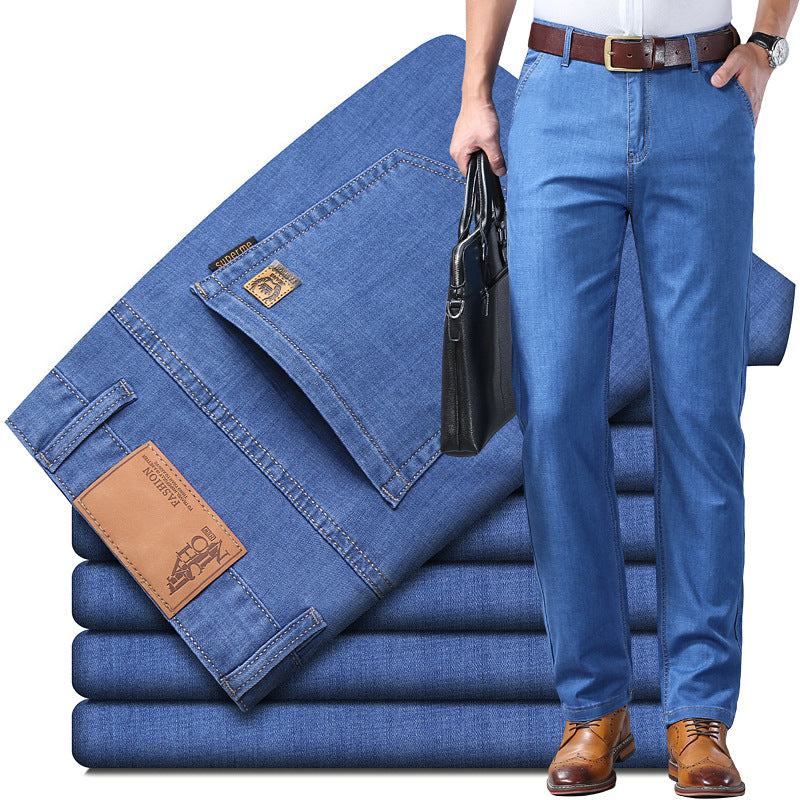 👖💥Jednoduché, ležérne a všestranné pánske džínsy nadmernej veľkosti