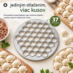 🥟 Pripravte pirohy či pelmene za pár sekúnd! Forma na 37 kusov · Jedným stlačením získate 37 rovnakých kúskov · Efektívne, rýchle a ľahko sa čistí!