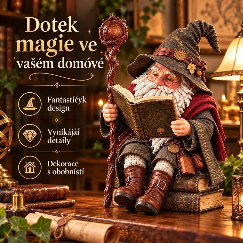 🧙‍♂️Kúzelný trpasličí mág – prináša kúzlo do vášho domova!✨
