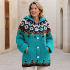 ⭐🎀Nov, topel ženski pleten kardigan v retro slogu za jesen/zimo 2026