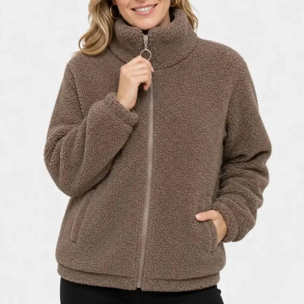 😍 Polovičná cena! 【M-4XL】Zimná fleecová bunda, zosilnená baránková bunda, hrejivá vesta