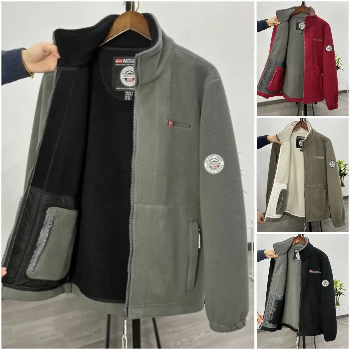 ✨【S-3XL】Moške tople in sproščene jakne velikih velikosti za jesen in zimo, naročite zdaj in izkoristite brezplačno dostavo.