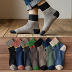 😍🧦【10 párov】Antibakteriálne, dezodorizačné a teplé vlnené ponožky na jeseň a zimu.