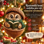 🎉【Kúpte 6 kusov a získajte 6 kusov zadarmo】12 kusov za 20,00 €🤩 🎁Nový 2D akrylový vianočný dizajn so zvieratami v tvare šišky