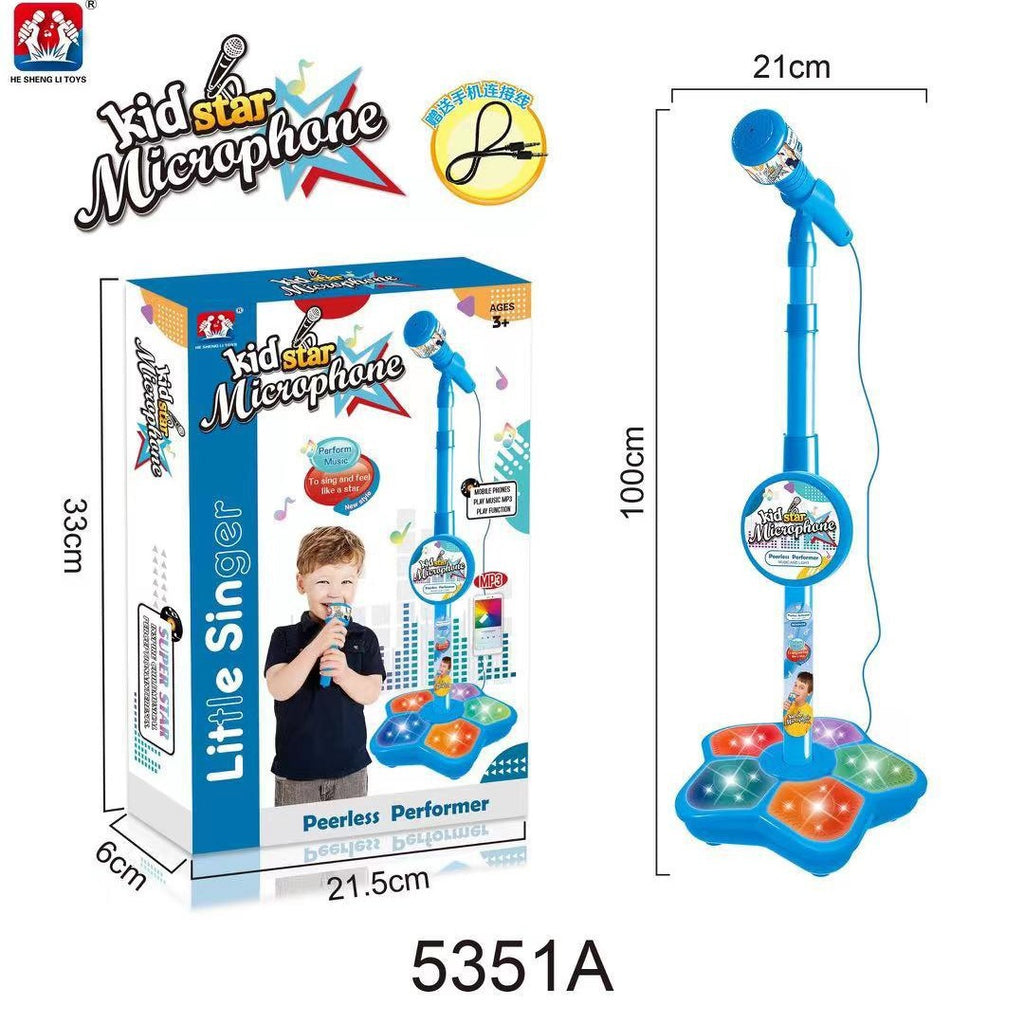 💥🔥Komplet mikrofonov, komplet karaoke naprave z lučko
