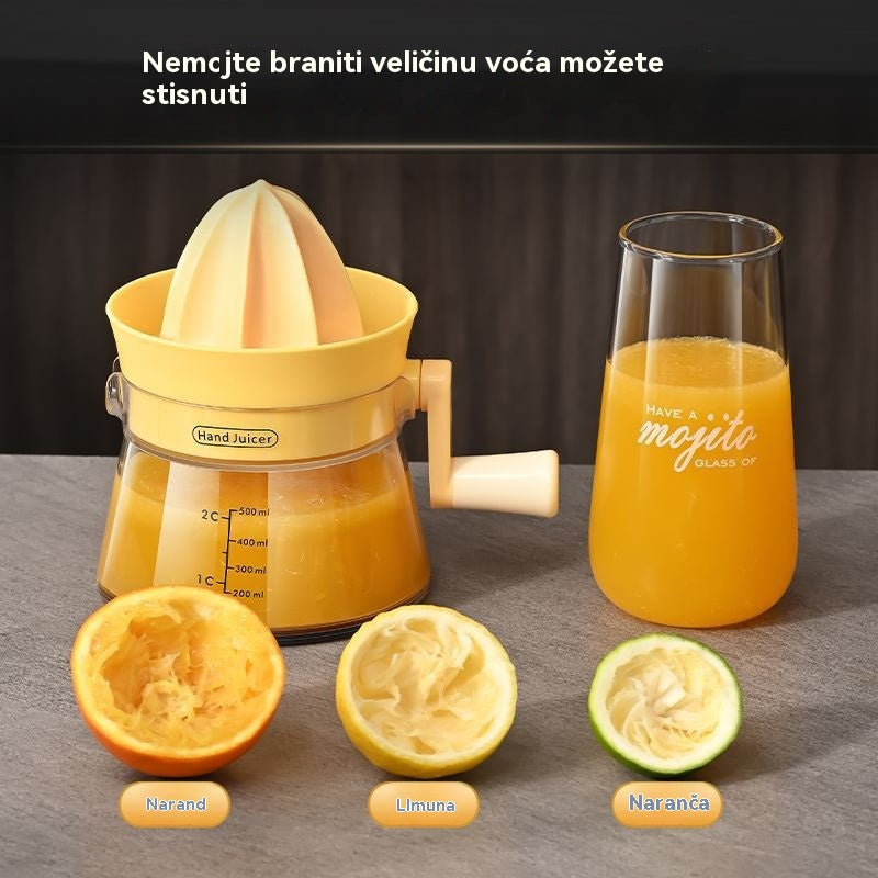🔥Poboljšani prijenosni kućni sokovnik koji osigurava da se voće ne baca.