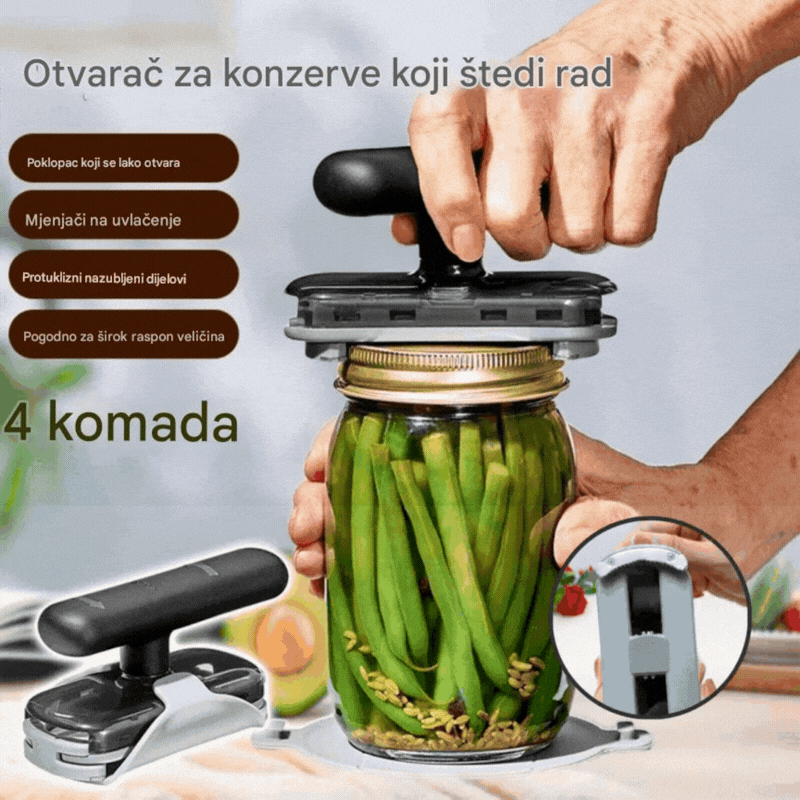 🔥【Kupite 1, dobijte 1 gratis】🌟 Otvarač za konzerve koji štedi rad