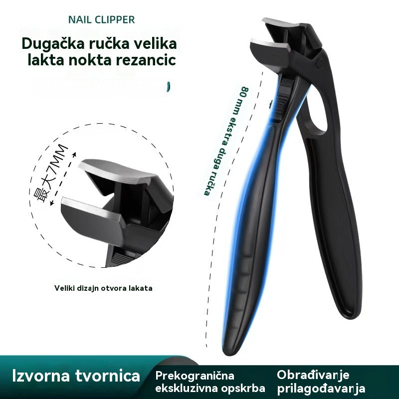 🔥【Kupite 1, dobijte 1 gratis】🔥Zakrivljene škare za nokte od nehrđajućeg čelika: Ergonomske i jednostavne za korištenje za starije osobe