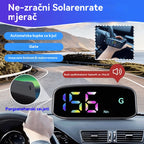 🚗Solarni zaslon za brzinomjer automobila