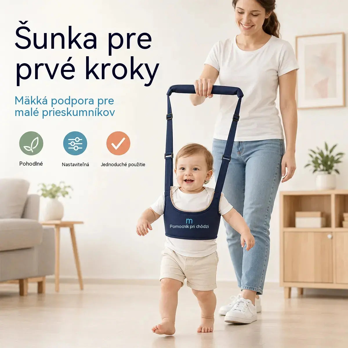 priedušný, ergonomický a s ochranou proti pádu 👶🚼