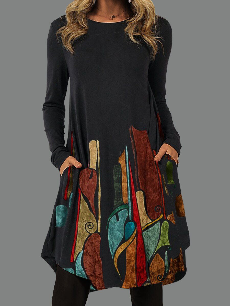 👗【Kúpte 1 a získajte 1 zadarmo】🍁【S-5XL】Dámske etnické módne ležérne šaty
