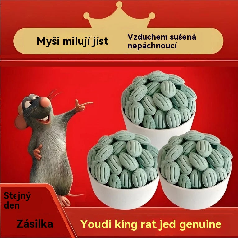 🐭🐹【Super niska cijena - 🔥 Zadnja tri dana】🐁 Rodenticid koji sadrži kolekalciferol, visoko učinkovite tablete za istrebljivanje glodavaca i insekata.