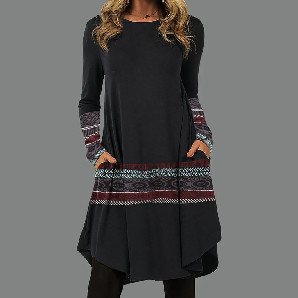 👗【Kúpte 1 a získajte 1 zadarmo】🍁【S-5XL】Dámske etnické módne ležérne šaty