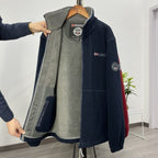 【XS-3XL】Muška zimska jakna dvostrana, topla i ležerna, od pamuka/vune, idealna za hladne dane