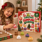 ❄️ 🥰 Dvadsaťštyri dní sa squishy – DIY dusená žemľa hračka slepá taška darček